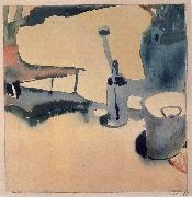 Paul Klee Flower Stand,Watering can and bucket oil painting artist